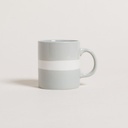 MUG DE PORCELANA NAIROBI GRIS 200 ML