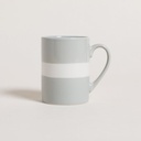 MUG DE PORCELANA HARARE GRIS 350 ML