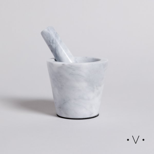 MORTERO DE MARMOL 10,5X10,5 CM VASSA HOME