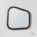 ESPEJO ASIM…TRICO DARK WOOD 49X49 CM VASSA HOME