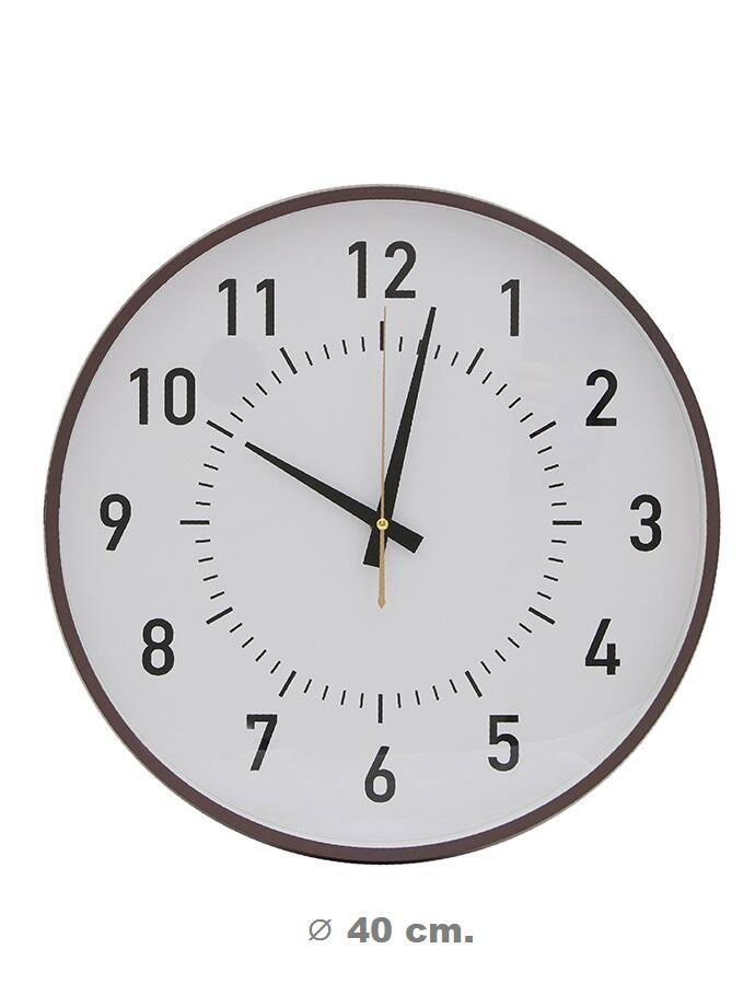 RELOJ DE PARED BLANCO 40 CM RL40001