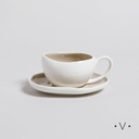 SET DE TAZA Y PLATO SUMIDA 120 ML VASSA HOME