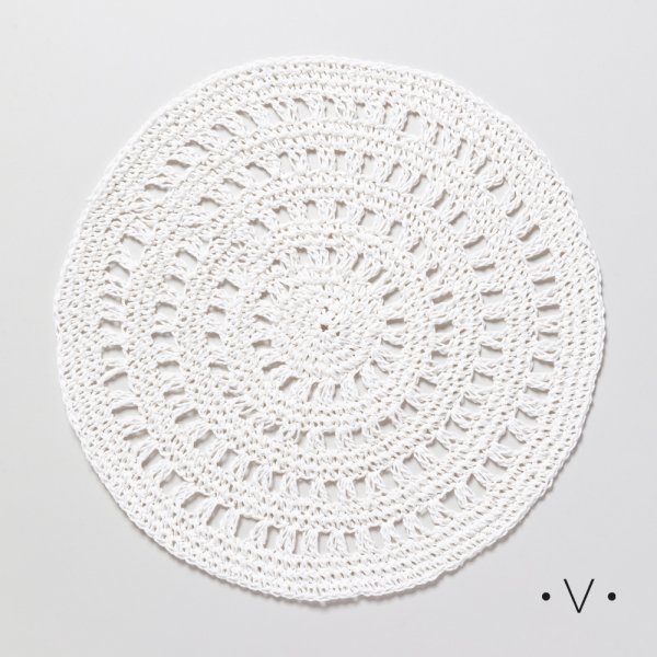 SET X 6 INDIVIDUALES REDONDOS 38 CM VASSA HOME