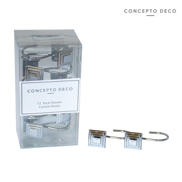 GANCHO CUADRADITOS NICKEL X 12