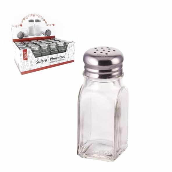 SALERO LISO TAPA ACERO