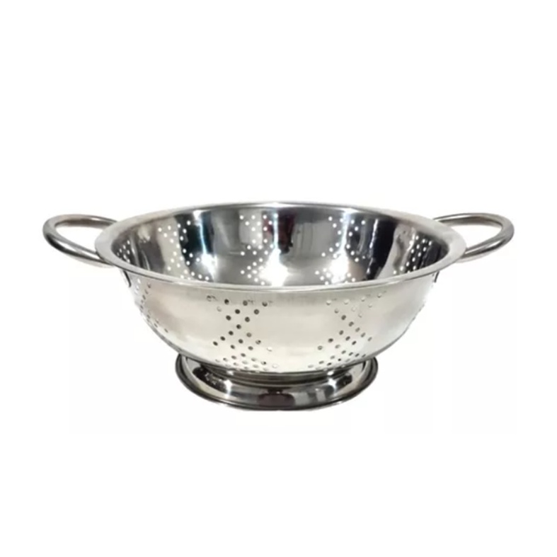 COLADOR 20 CM ACERO INOX. ASA Y BASE