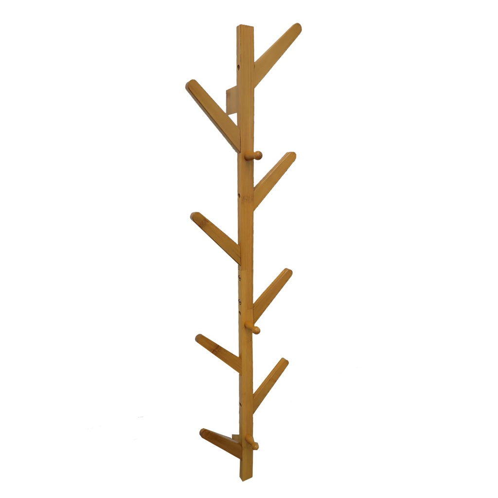 PERCHERO DE PARED BAMBU 104.5*26*6.8 CM