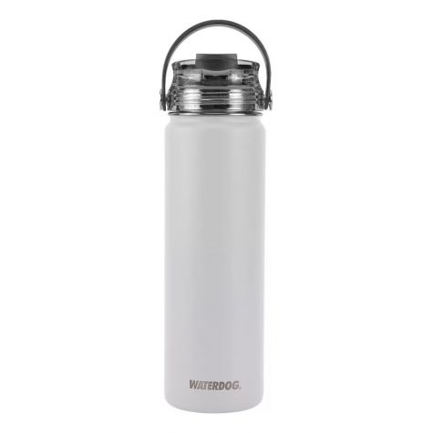 BOTELLA DEPORTIVA AKWA ACERO INOX 650 CC BLANCO WATERDOG