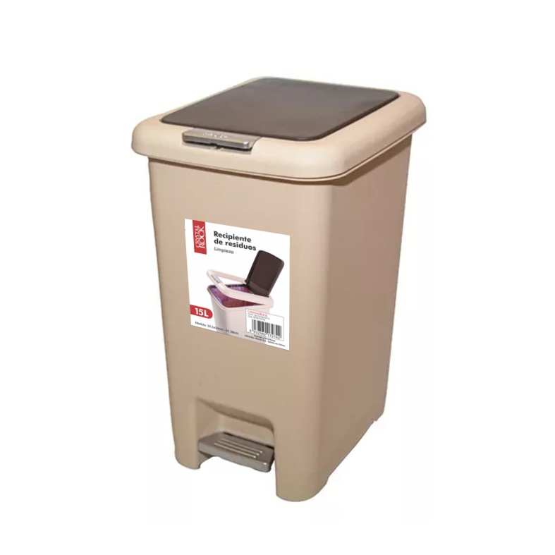 RECIPIENTE RESIDUOS PLASTICO 15 L