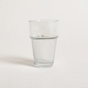 VASO CON BASE RAYADA 300 ML