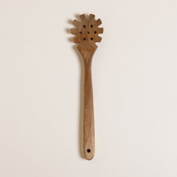 CUCHARA PARA SPAGHETTI DE MADERA DE ACACIA 32 CM