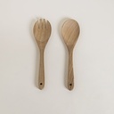 SET DE CUBIERTOS PARA ENSALADA DE MADERA DE ACACIA