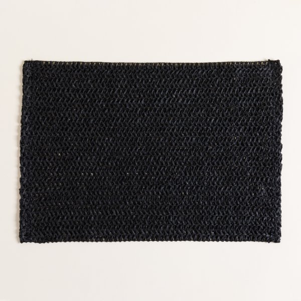 INDIVIDUAL RECTANGULAR KOLKATA NEGRO 30X45 CM