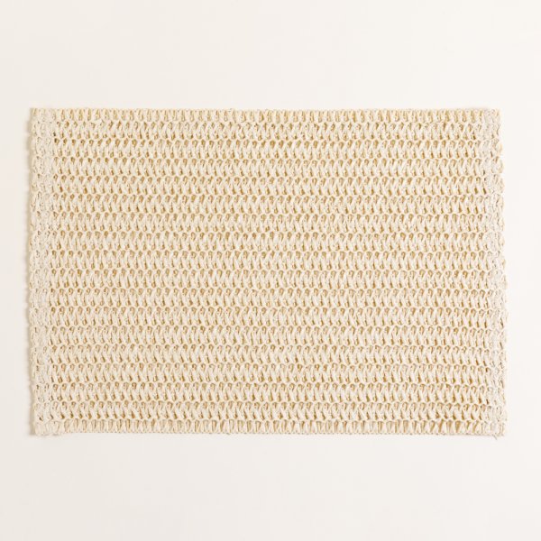 INDIVIDUAL RECTANGULAR KOLKATA BEIGE 30X45 CM
