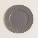 PLATO DE SITIO GREY & GOLD CIRCULOS 33 CM