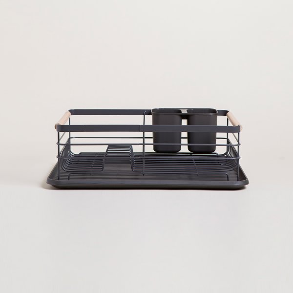 ESCURRIDOR DE PLATOS CON PORTA UTENSILIOS 43X31 CM