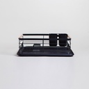 ESCURRIDOR DE PLATOS CON PORTA UTENSILIOS 43X31 CM