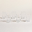 SET X 6 VASOS ALTOS STRIPES 350 ML