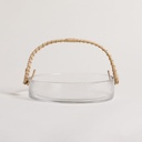 BOWL CON MANIJA DE RATAN MILVIO 5X22,5 CM