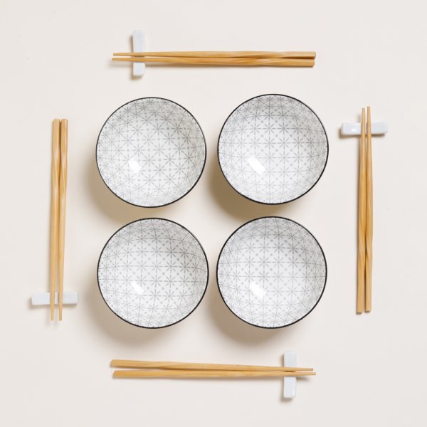 SET DE SUSHI REDONDO PARA 4 GINZA 12 CM