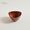 BOWL TRIANGULAR NOIX 7,5X16 CM