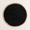 INDIVIDUAL REDONDO PUNE NEGRO 38 CM