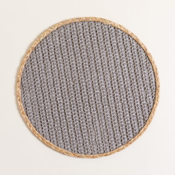 INDIVIDUAL REDONDO PUNE GRIS 38 CM
