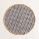 INDIVIDUAL REDONDO PUNE GRIS 38 CM
