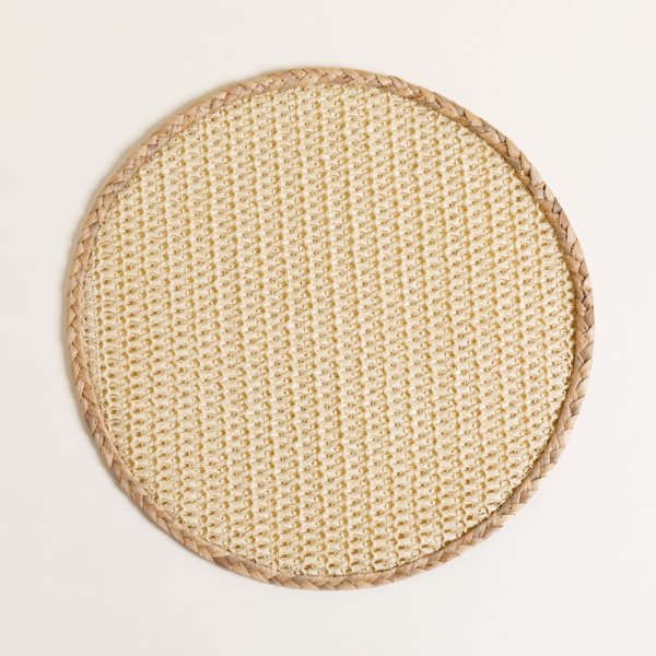 INDIVIDUAL REDONDO PUNE BEIGE 38 CM