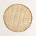 INDIVIDUAL REDONDO PUNE BEIGE 38 CM