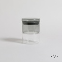 FRASCO REDONDO TAPA FUME 650 ML VASSA HOME