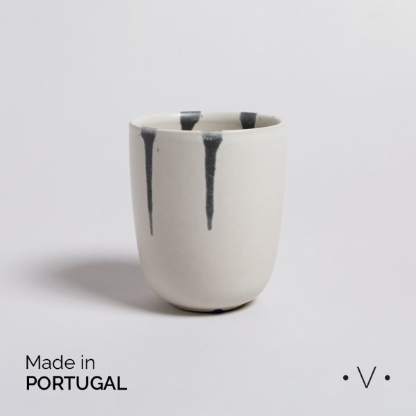 MUG SIN ASA CHIADO 250 ML VASSA HOME
