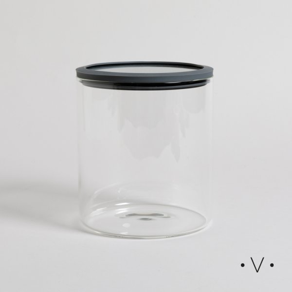 [4113831] FRASCO REDONDO CON BORDE DE SILICONA 2300 ML VASSA HOME