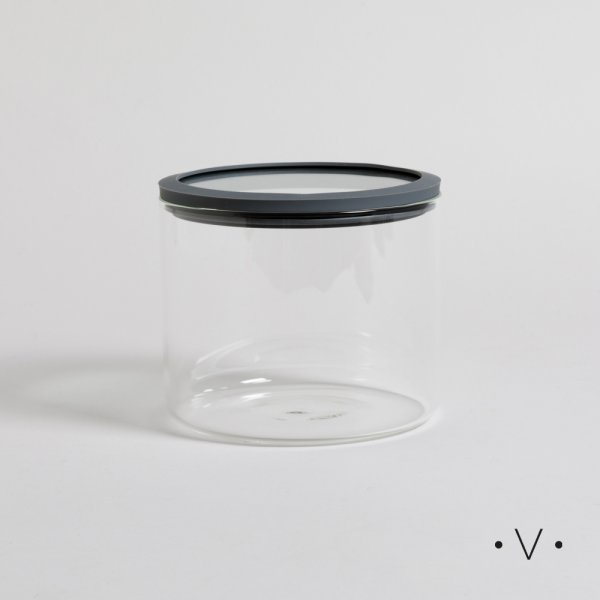 [4113832] FRASCO REDONDO CON BORDE DE SILICONA 1600 ML VASSA HOME