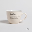 MUG AFAR CREAM 500 ML VASSA HOME