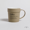 MUG KAFFA GREEN 400 ML VASSA HOME