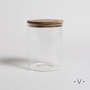 FRASCO REDONDO CON LINEAS VERTICALES 1800 ML VASSA HOME