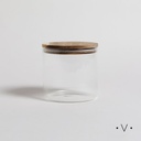 FRASCO REDONDO CON LINEAS VERTICALES 1200 ML VASSA HOME