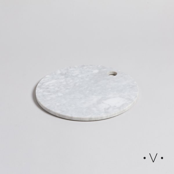 TABLA REDONDA DE MARMOL 25 CM VASSA HOME