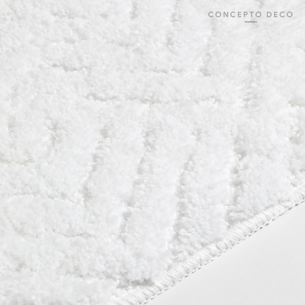 ALFOMBRA MICROFIBRA FLECHA BLANCA 40X60CM