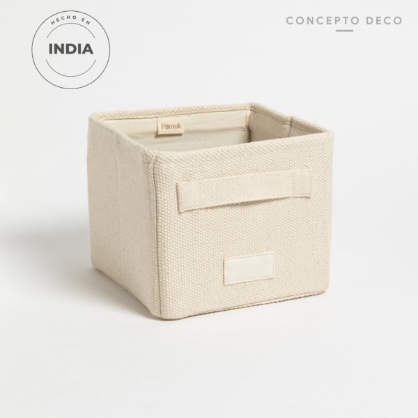 ORGANIZADOR PLACARD PAMUK RIGIDO TEJIDO 16X19X19CM