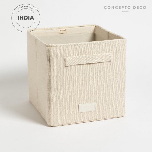 ORGANIZADOR PLACARD PAMUK RIGIDO TEJIDO 25X26X25CM