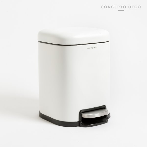 [1650290] TACHO ACERO CIERRE SOFT CUADRADO BLANCO MATE 6LTS