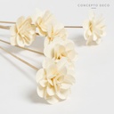 FLORES SECAS BOUQUET ROSE CAPPUCCHINO 56CM