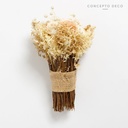 BOUQUET S WOOD ROSE CAPUCHINO/CRUDO 21CM