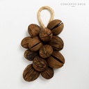 BOUQUET COLGANTE MINTOLLA NATURAL 35CM