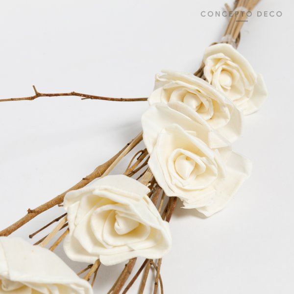FLORES SECAS BOUQUET ROSARIO 76CM