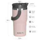 VASO DOBLE PARED 600 ZUMO 600CC PINK WATERDOOG