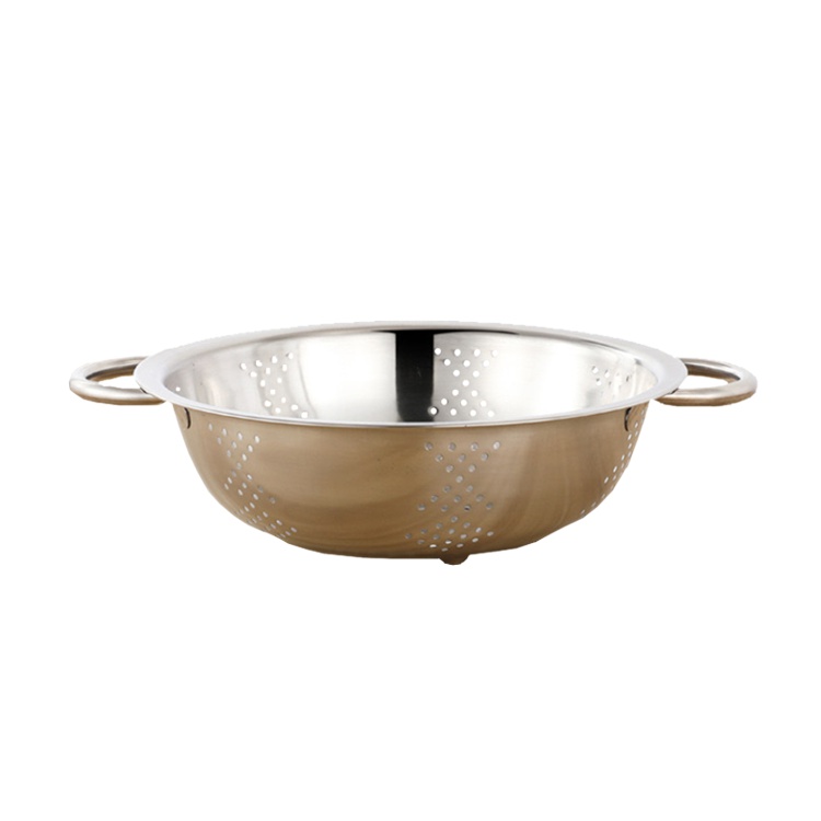 COLADOR 22 CM ACERO INOX. ASA ACERO