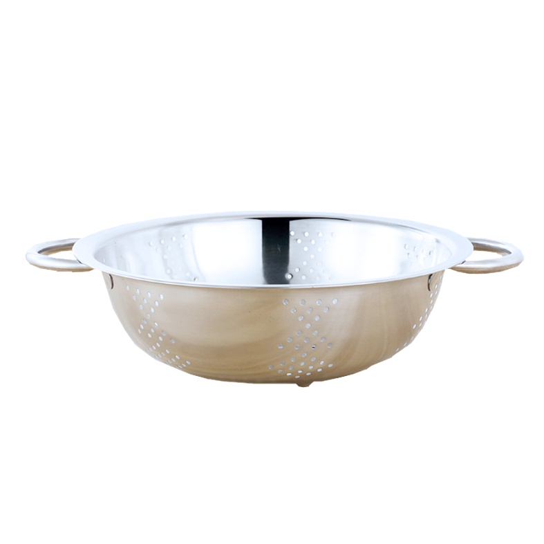 COLADOR 28 CM ACERO INOX. ASA ACERO